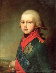 Portrett av storhertug Konstantin Pavlovich (1779-1831) 1795